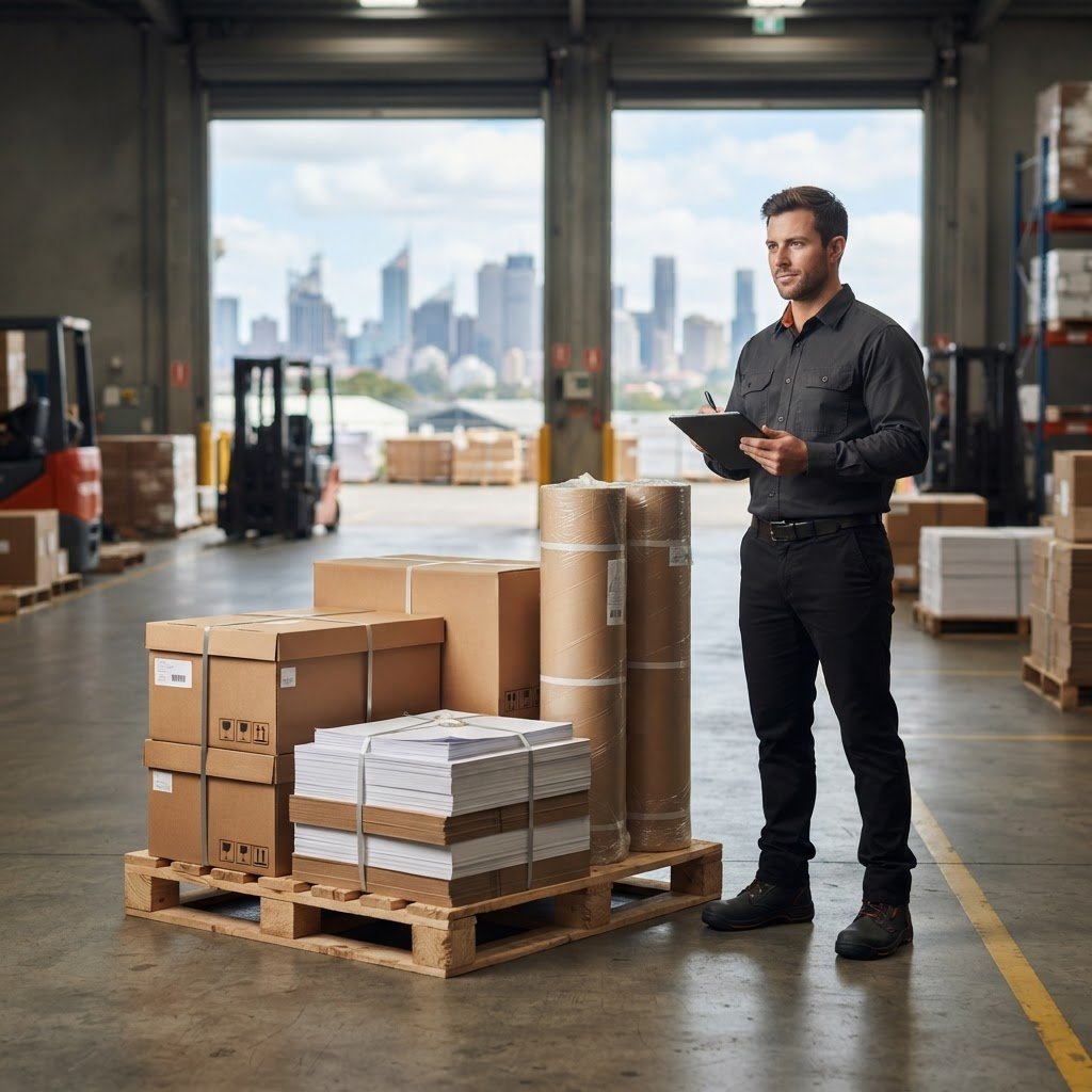 Printing & Paper Freight in Sydney: How to Transport Bulk Print Runs, Flat Sheets, and Rolls Without Damage