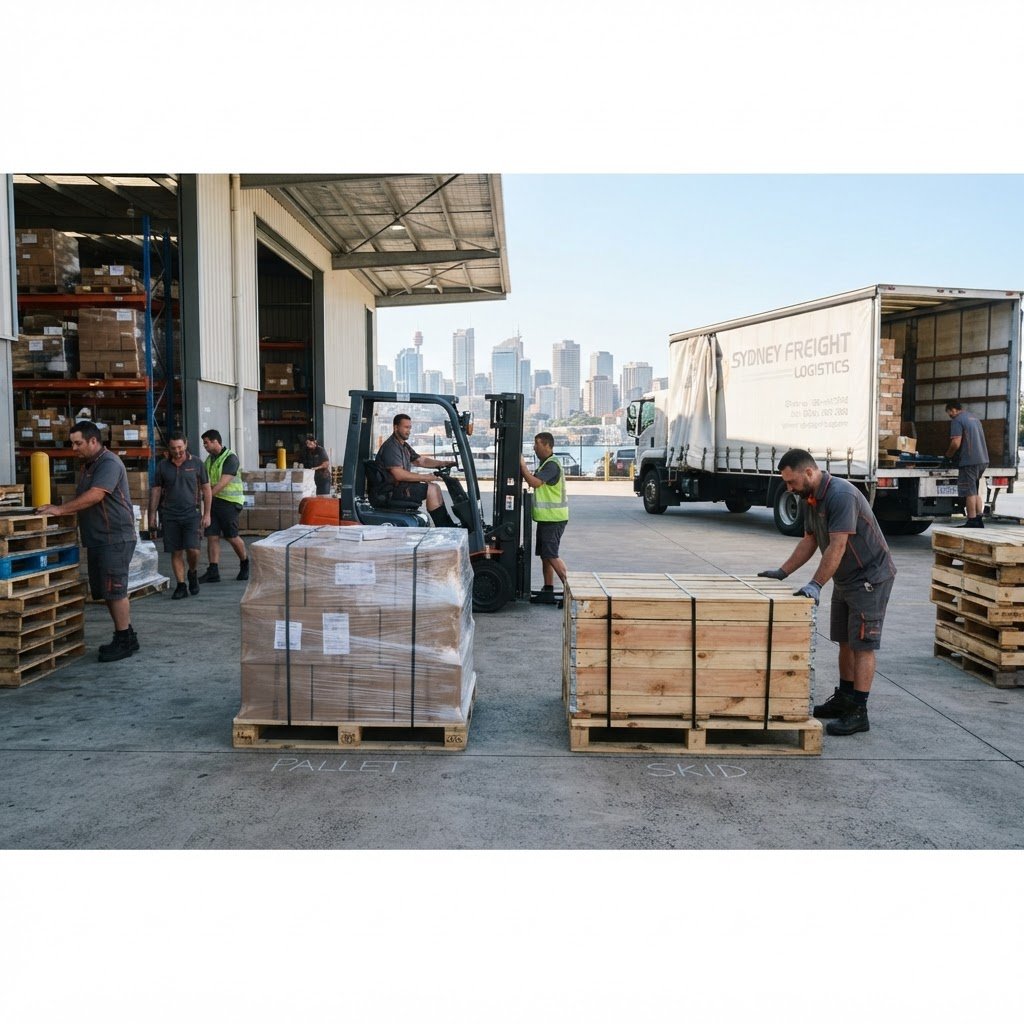 Skid vs Pallet: Choosing the Right Base for Your Sydney Freight